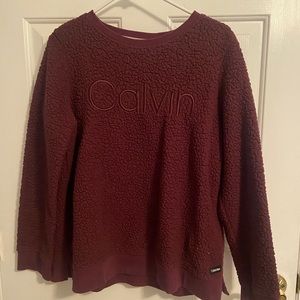 Calvin klein fuzzy sweater
